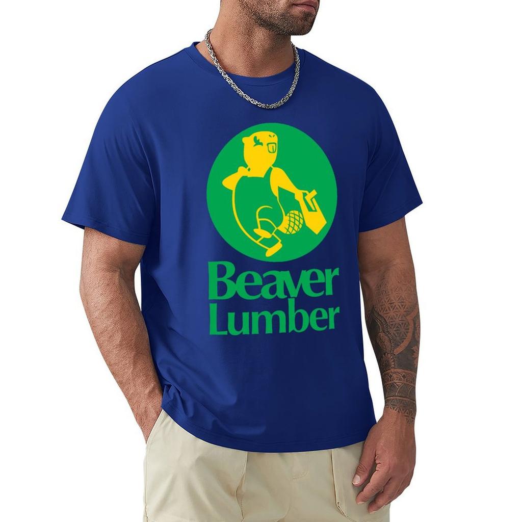 Beaver Lumber T-Shirt Oversized Oversizeds Shirts Graphic Vintage Anime Shirt Oversized T Shirt Men