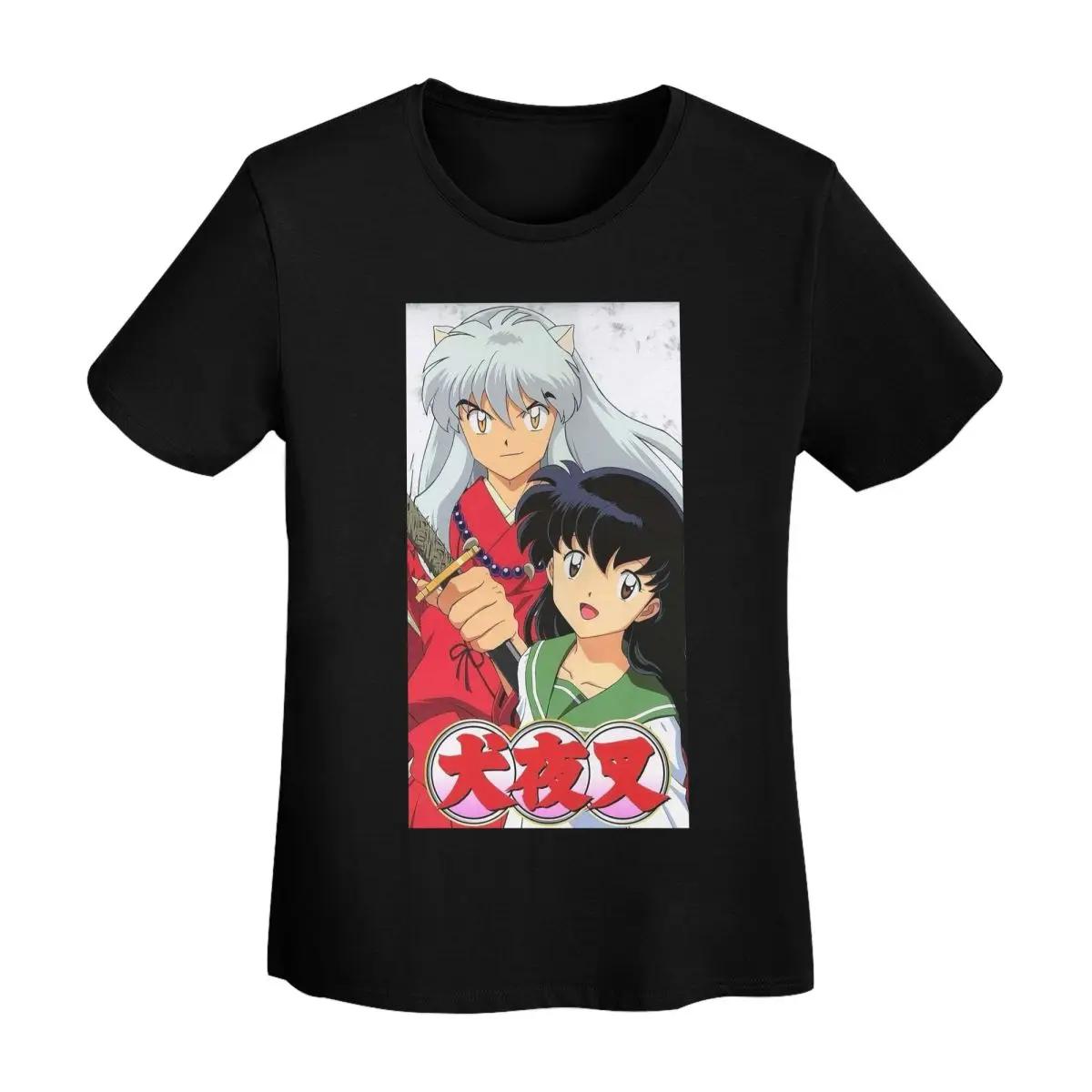

Unisexga Kimono Inuyasha Sesshomaru TShirt Women Short Sleeve T Shirts Crew Neck Streetwear Cotton Summer Tees Streetwear 4XL