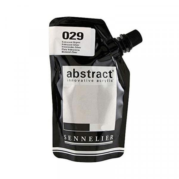 Peinture acrylique - SENNELIER - Abstract Original - Iridescent argent - 500ml - Satiné