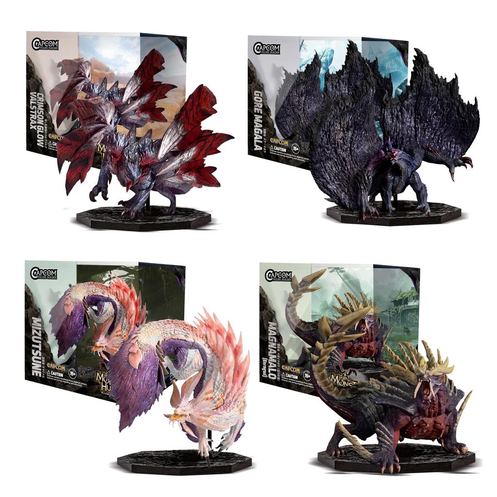 CAPCOM FIGURE BUILDER CUBE MONSTER HUNTER settboks 145 x 155 x 580 mm Laget av ABS 4-delt (Gore Magala/Mysterious Glory's Balfalk/Magai Magado/Tama