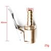 Heavy Duty Brass Air Chuck Adapter With Pressure Relief Valve Lock Clip For Car Bike Tire Inflation