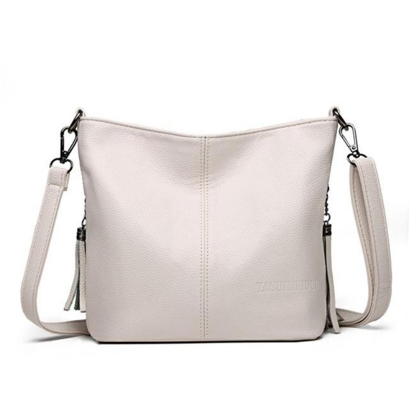 

1Pc New Women s One Shoulder Messenger Bag Soft Leather Small Square Bag