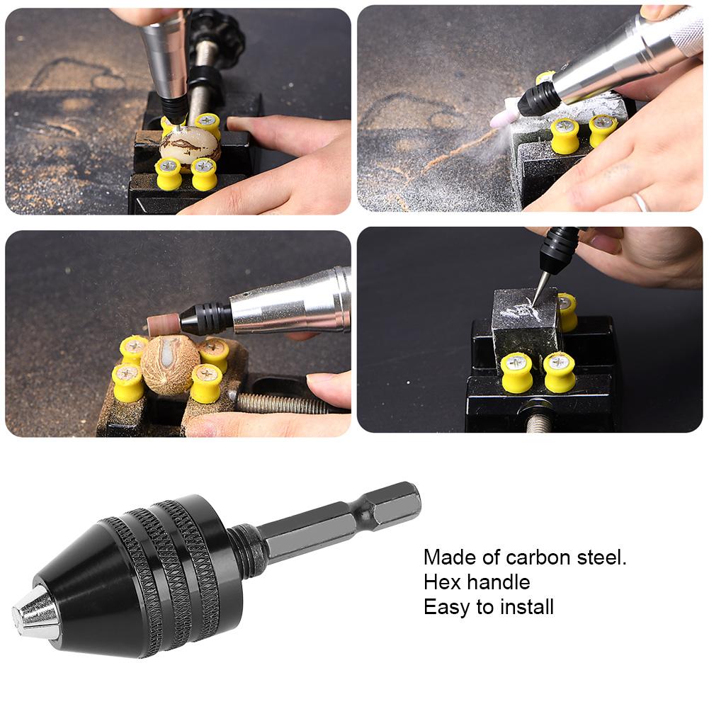 Grinder Chuck Accessory Short M8 X 0.75 Chuck Rod Set for 3Jaw   Drill Bit(Short Tail M8 X 0.75 Chuck Rod Set )