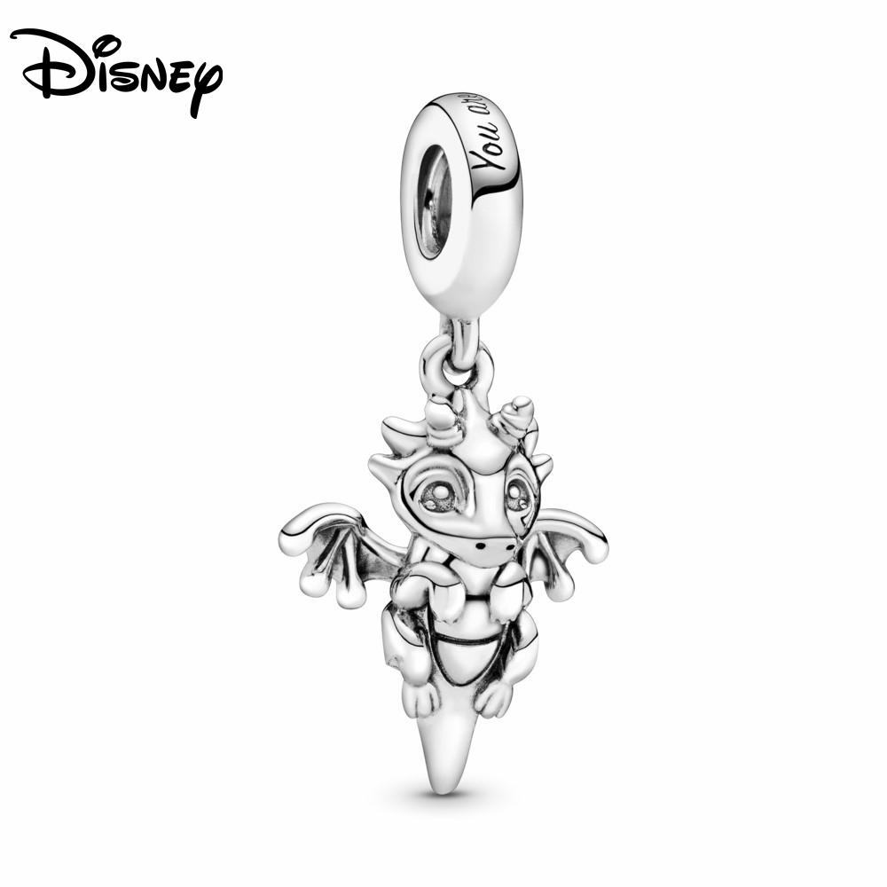 925 Silver Disney Charms Dragon series Beads Pendants Fit For Necklace Original Bracelet DIY Festival Women's Party Gifts