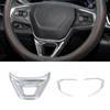 Silver Car Steering Wheel Decor Cover Trim For Chevrolet Trax 2023 2024 2025