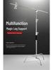 3.3m Stainless Steel Heavy Duty C-Stand with Portable Horizontal & Angled Arm for Photo Studio Lighting.