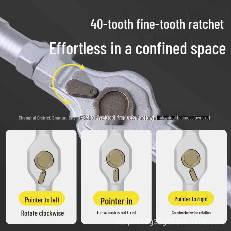 52-in-1 Multi-Purpose S2 Steel Ratchet Screwdriver Set with High Hardness Bit Holder for Home Use