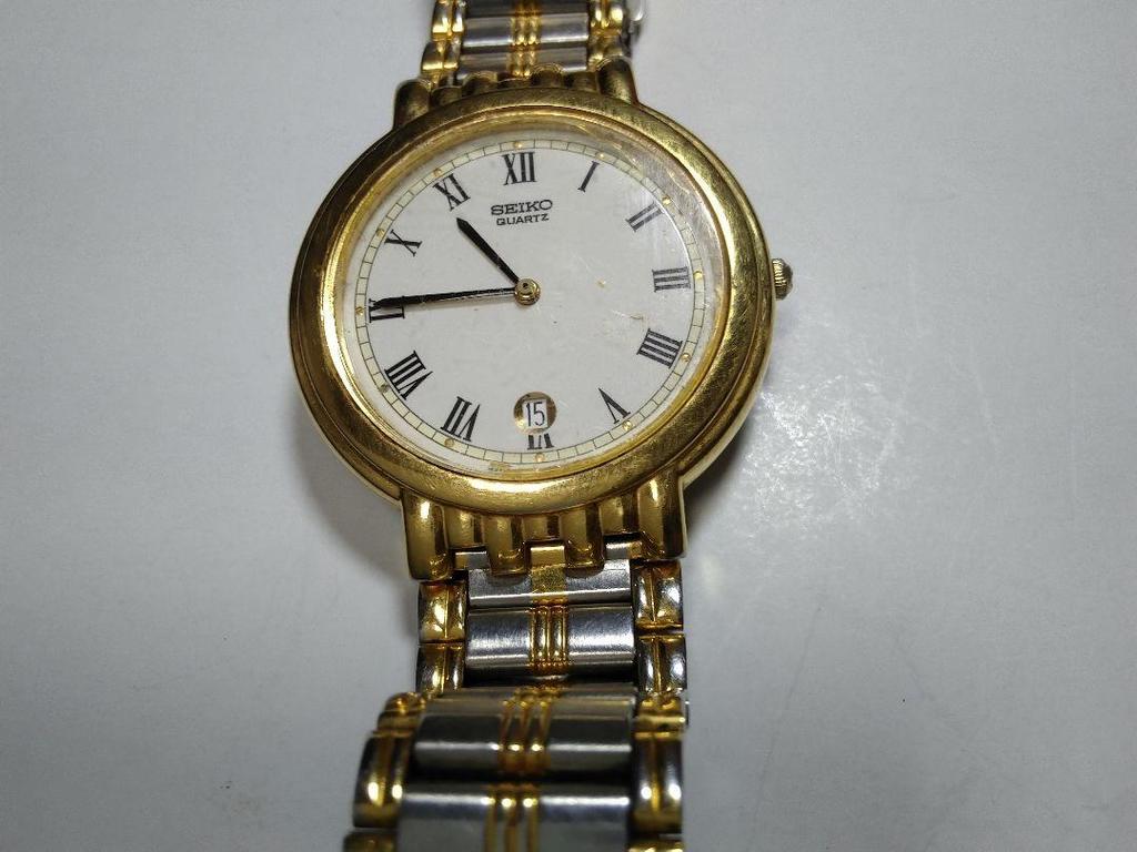 [USED] SEIKO Quartz Watch Gold/Silver