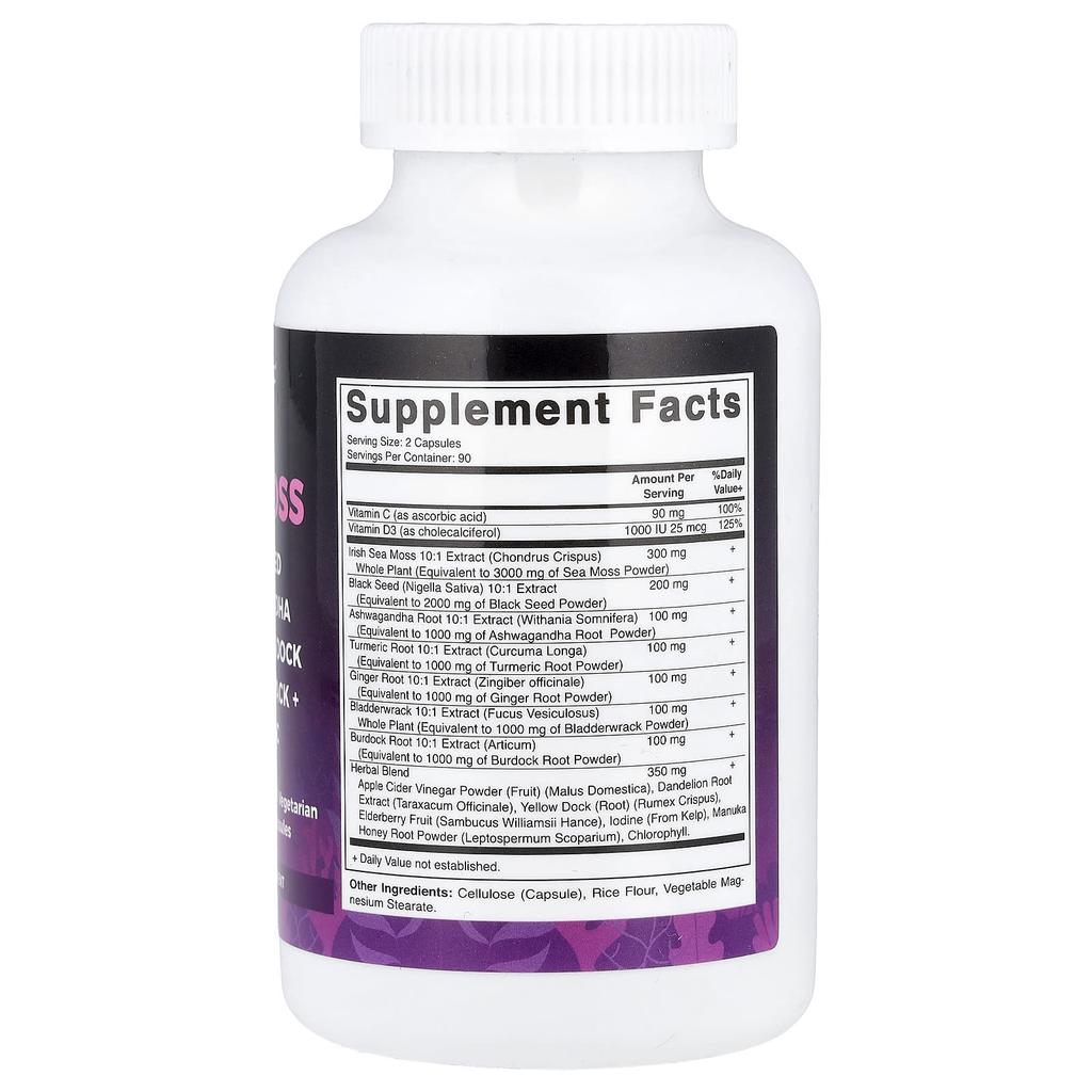 Vitamatic, Irish Sea Moss, 180 Veggie Capsules