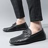 2021 Frühling Lederschuhe weiches Leder Herrenschuhe weiche Sohlen Herren Business Casual Schuhe Sommer Britische Mode Fußschuhe Doudou