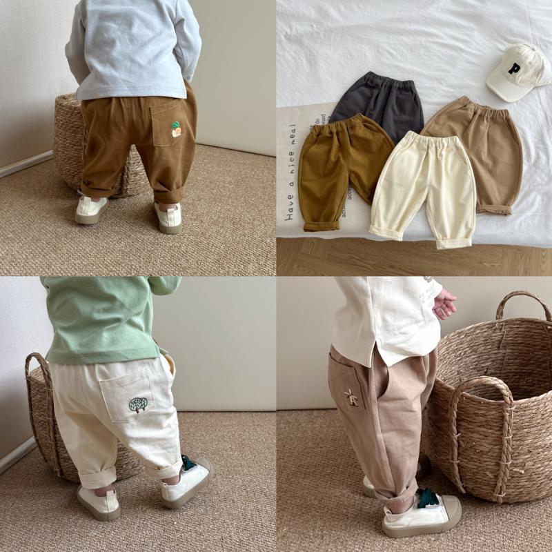 New Boys' Spring & Autumn Carrot Pants - Fashionable Casual Straight-Leg Trousers for Infants & Toddlers