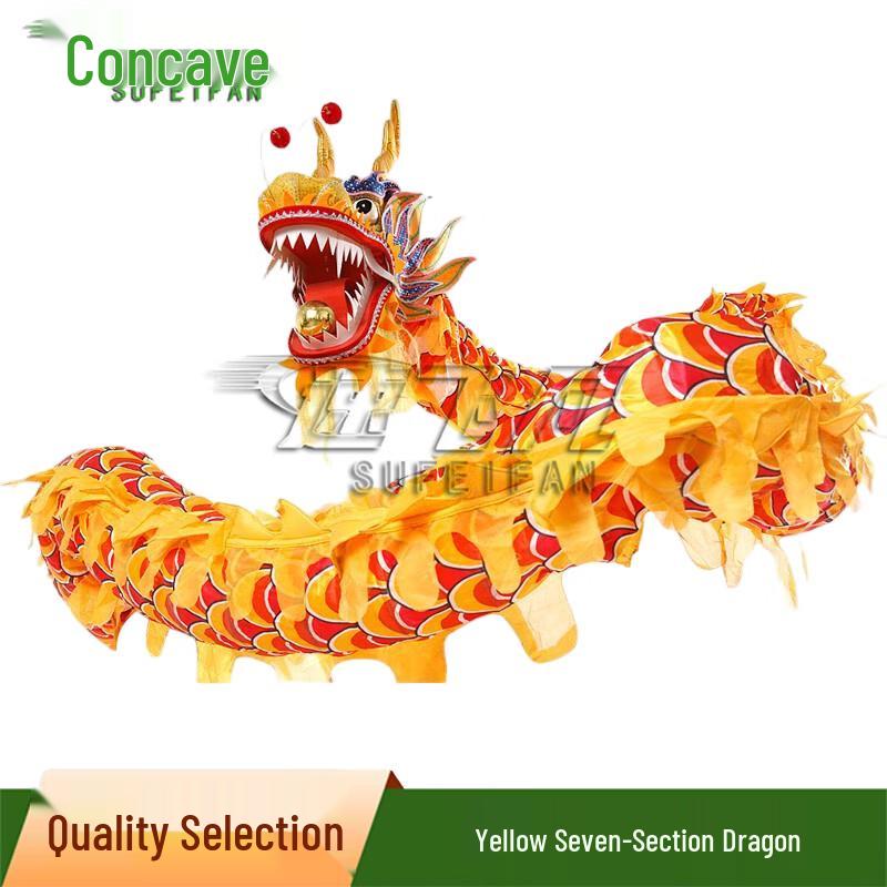 Chinese Dragon & Lion Dance Performance Prop Kit