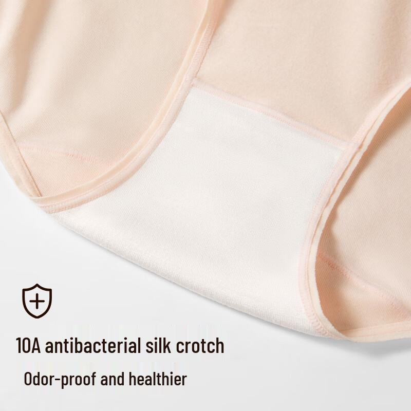 JD Original Women's Camellia Antibacterial Mid-Rise Cotton Underwear