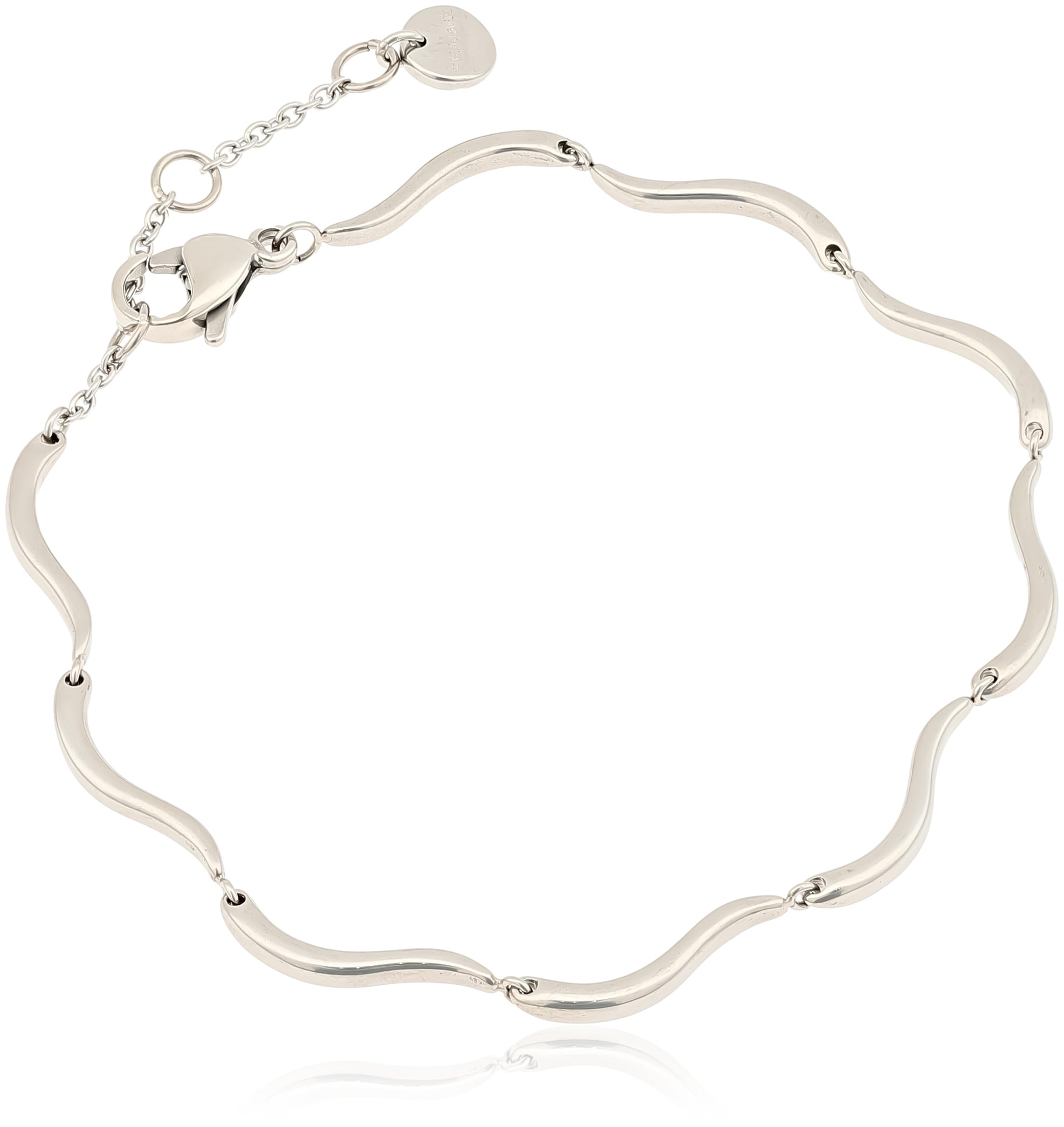 

ESSENTIAL WAVES Цепочка из нержавеющей стали SKJ1793040 [Skagen] Женский браслет, серебряный