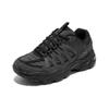 Skechers Outdoor Men Fabric Shock Absorbing Breathable Lightweight Low Top Hiking Running Shoes Black 237608-BKCC