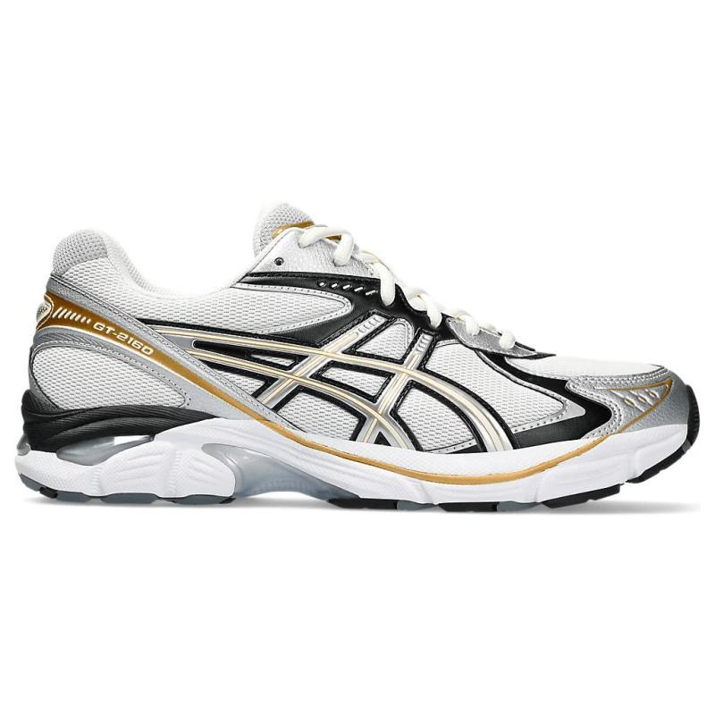 ASICS GT 2160 Cream Pure Silver Gold Sneakers 1203A320-100