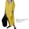 Shirt Dress Solid Color Side Split Spring Summer Temperament Loose-fitting Long Dress