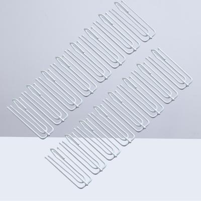 15Pcs Stainless Steel Drapery Hooks Strong Bearing Force for Curtains Shower Blackout Window White Hooks for Curtain
