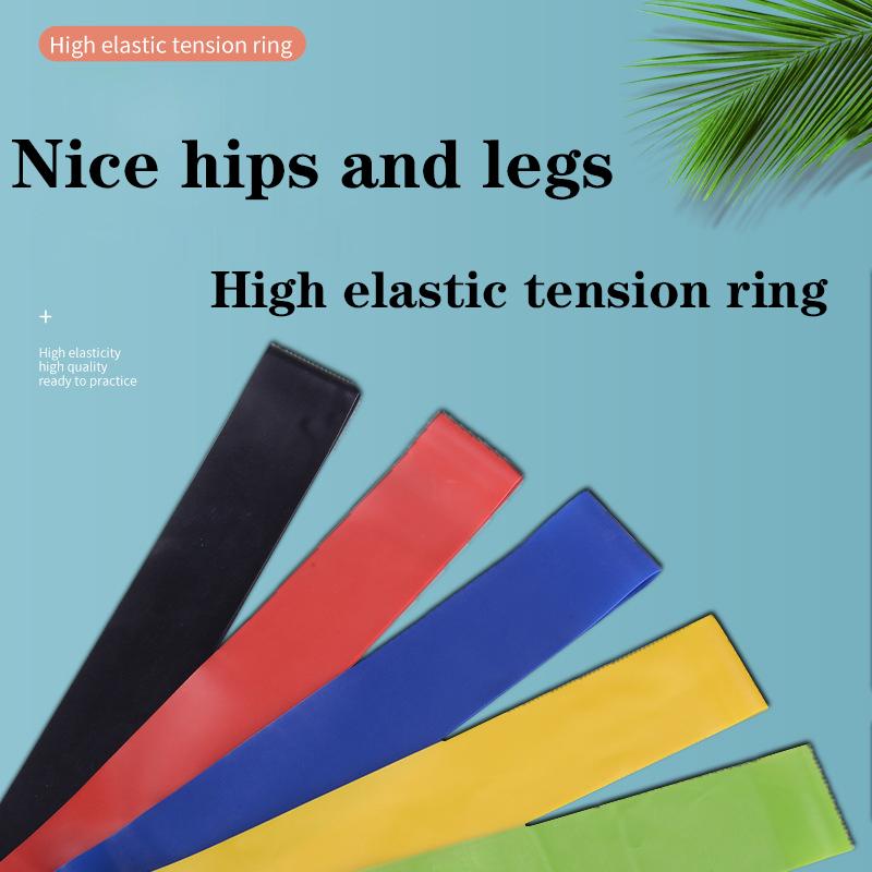 Portable Fitness Workout Equipment Rubber Resistance Bands Yoga Gym Elastic Gum Strength Pilates Crossfit Women Weight Sports