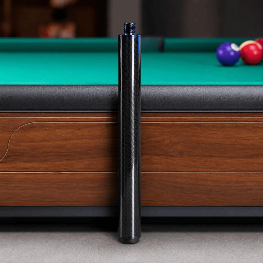 Black Billiard Cue Extender Carbon Fiber Cue Extension Black Billiard Billiard Games