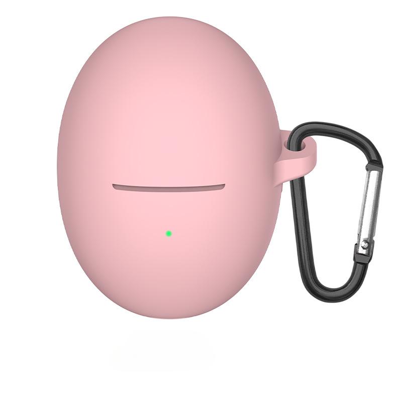 

Защитный чехол для наушников Huawei freebuds 5, силиконовый чехол, милый чехол, сиамский силиконовый одноцветный чехол для Huawei freebuds 5 For Freebuds 5 розовый