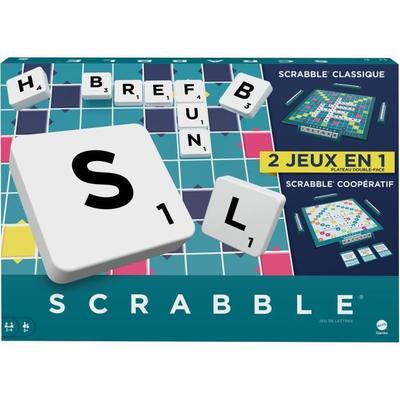 Mattel Games - Scrabble®-Classic Family Board Game with 2 Game Modes HWD44