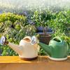 Large Capacity Watering Pot Thickened Long Spout Kettle Durable 4L Watering Can  Vegetable Planting