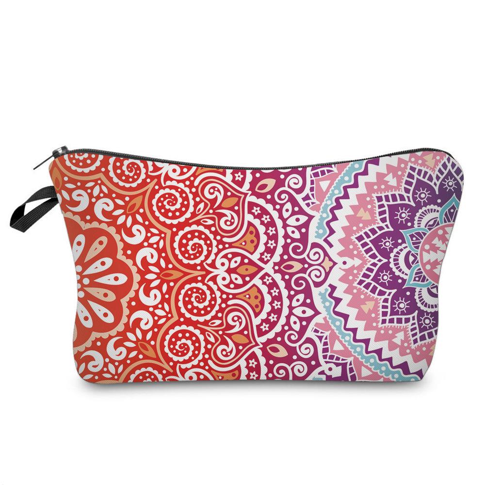 3D Printed Datura Makeup & Clutch Bag - Women's Storage Toiletry Bag