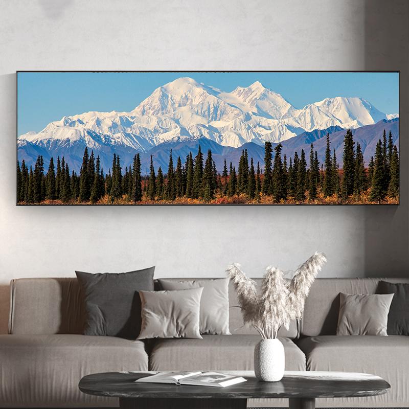 Natural Landscape Canvas Painting Mountain Posters And Prints Wall Art Scenery Pictures Living Room Home Decoration Cuadros