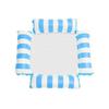 Inflatable Stripe Mesh Floating Bed - Foldable Seaside Lounger