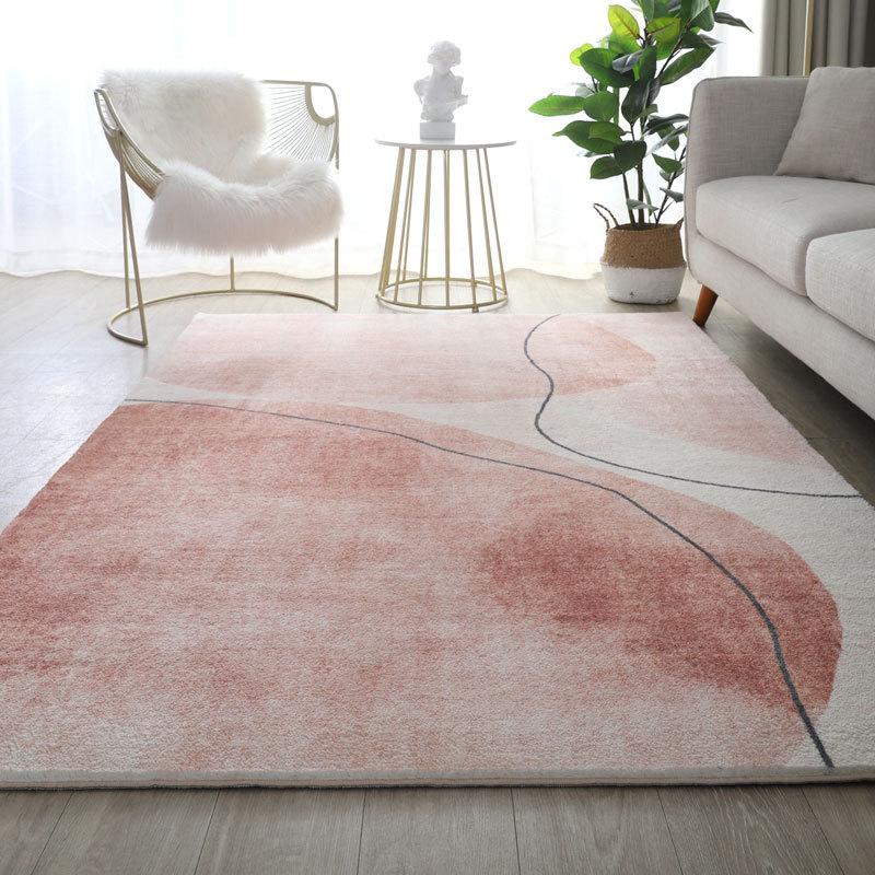Nordic Style Imitation Cashmere Carpet for Living Room, Coffee Table, Bedroom, or Large Areas.