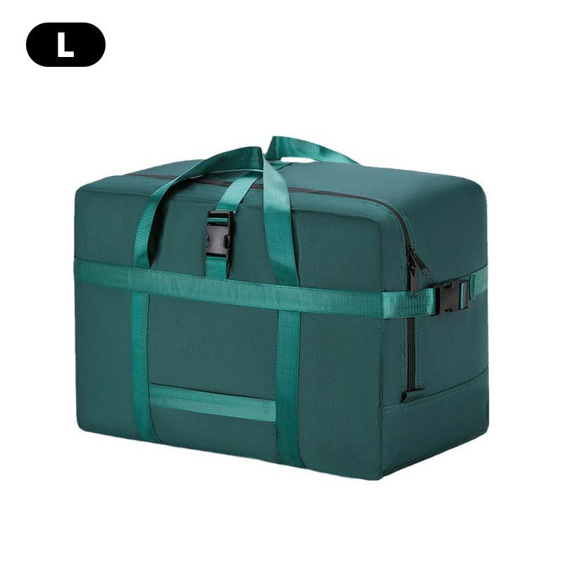

Большая вместительная сумка для багажа 158, сумка-органайзер для багажа из ткани Оксфорд для сдачи в багаж в самолете L зелёный