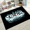 Klassisches Silent Hill Horror Game Filmkunst Teppich für Schlafzimmer Wohnzimmer Sofa Heim Fußmatte Dekor,Große Kinder Spiel Rutschfeste Bodenmatte