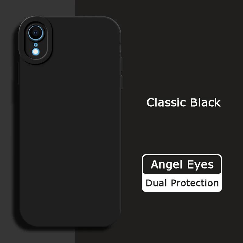 

Чехол из жидкого силикона Angel Eyes для iPhone X XR XS Max, полностью защитный, мягкий, водонепроницаемый, чехол для iPhoneXR XSMax iPhone X