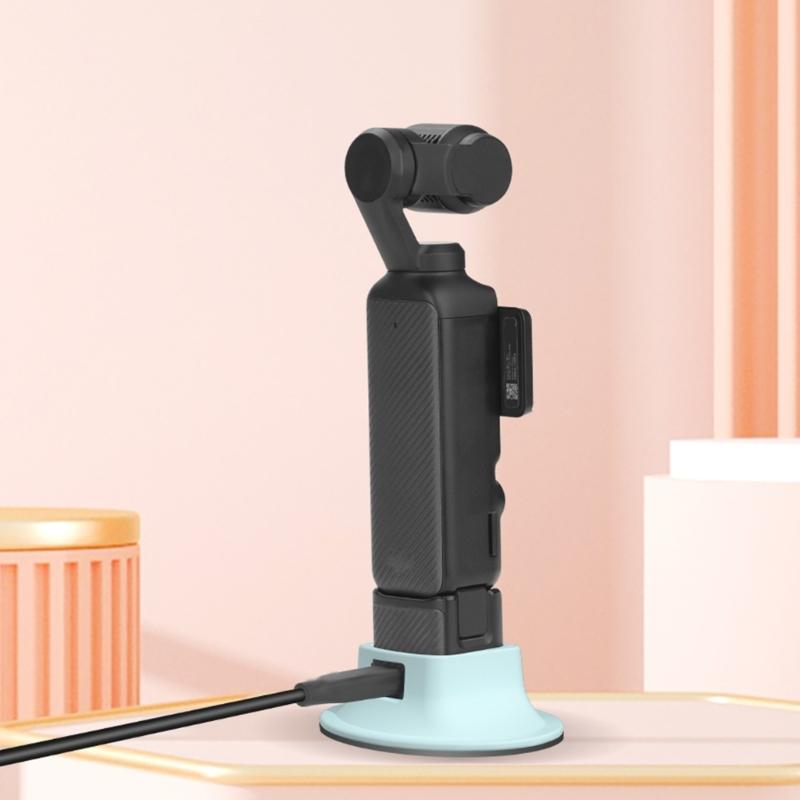 Adjustable Silicone Camera Holder Desktop Mount for Pocket 3 Cameras Stable For Vloggings Content Creation