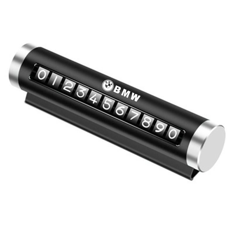 

Car Temporary Parking Card Metal Phone Number Park Plate For BMW F12 F13 G11 G12 G08 E89 E86 F26 F16 F40 G30 F10 F20 F46 G14 G07