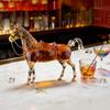Horse Whiskey Decanter Handcrafted High Borosilicate Glass Liquor Dispenser Alcohol Gift Box for Men Father's Day Birthday
