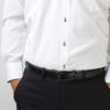 [Atelier365] Business Belt, Leather Belt, Cowhide, Pin Buckle, Waist Adjustment, Genuine Leather on Both Sides, Men's Standard - Black, Japan, Waist: