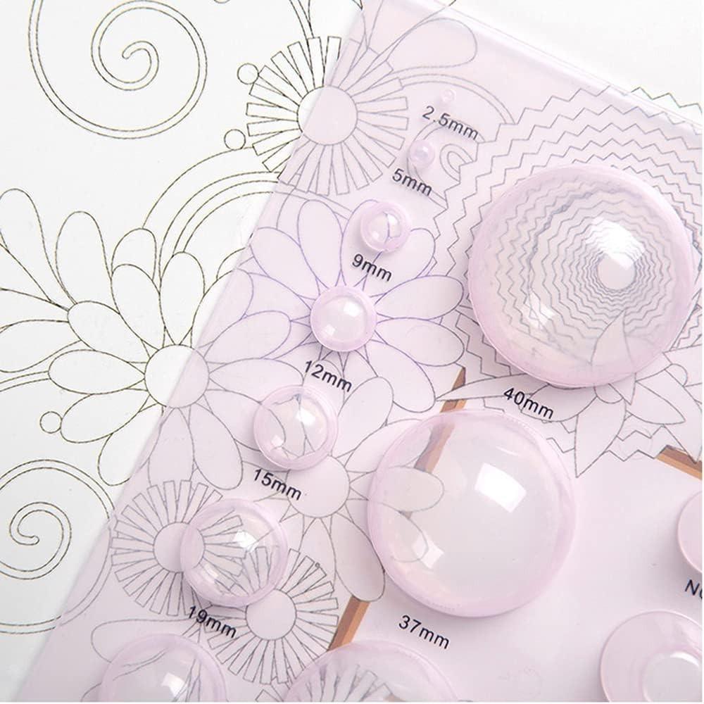 2PCS 2PCS Paper Quilling Tools Concave-Convex Mini Quilling Mold Paper Craft Tool 3-Row  DIY