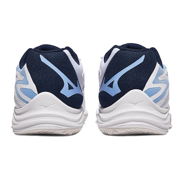 Mizuno Thunder Blade Z Unisex Lightweight Cushioned Indoor Volleyball Shoes White Saxophone Navy V1GA237053