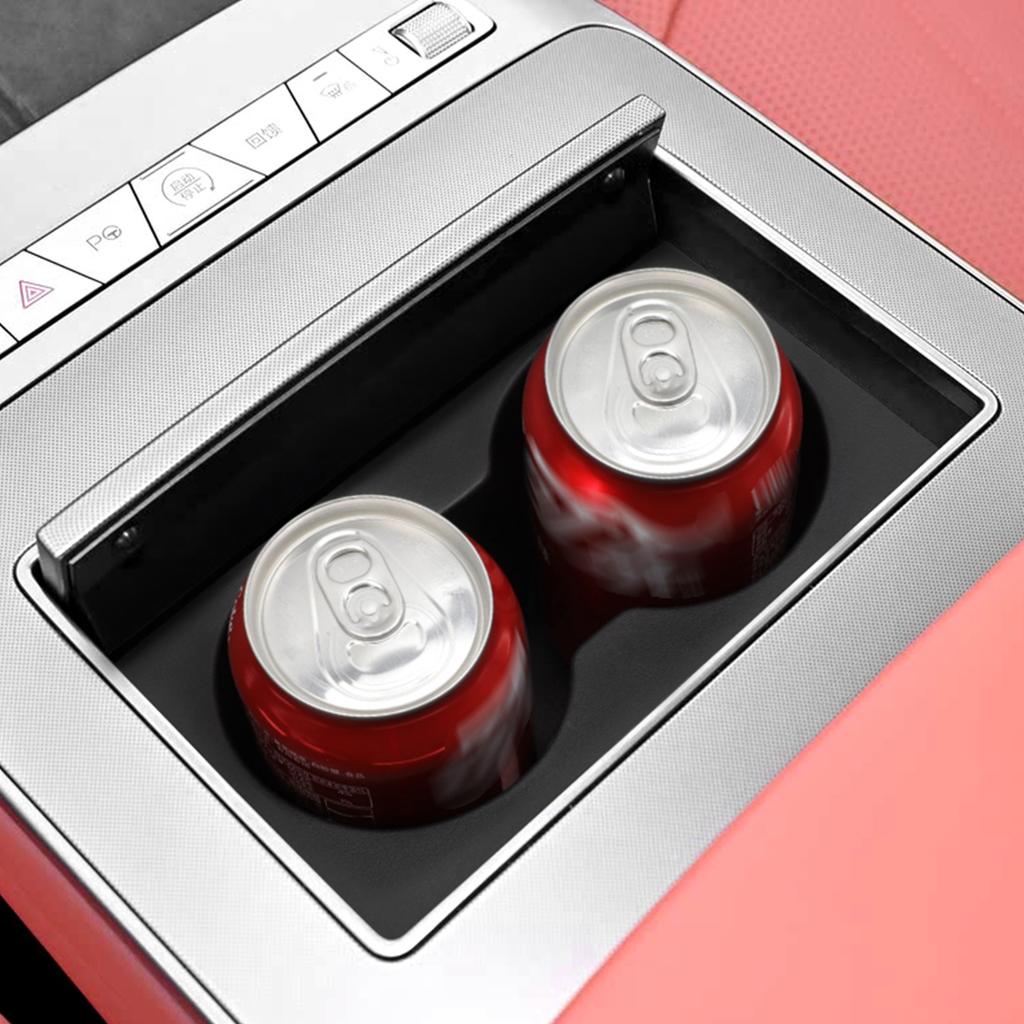 LUCKEASY for BYD Tang L/Atto 8/Sealion 8 2025 2026 Water Cup Holder Accessories Central Console Drinks Cup Holder Storage Box