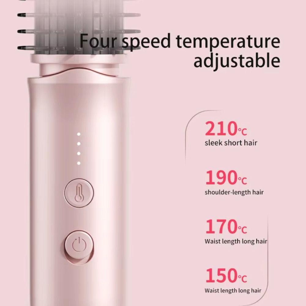 4 Heat Levels Electric Hair Curler Negative Ion Flat Hair Iron Mini Curling Hair Stick Salon Use