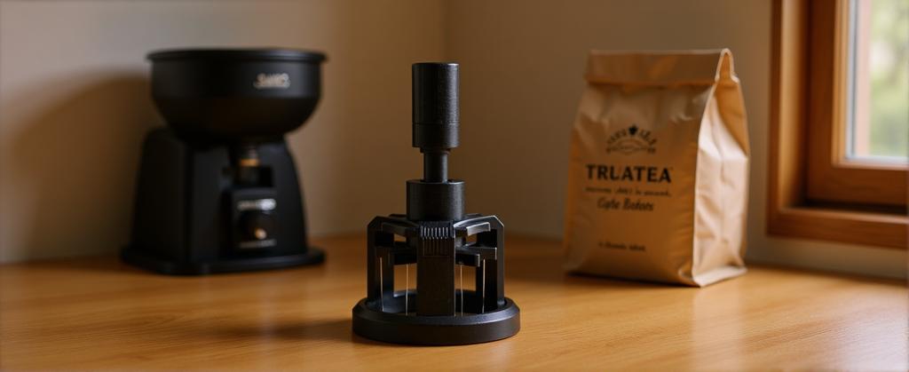 Coffee Distribution Tool with Magnetic Base   Depth Needle Coffee Stirrer Tool Detachable