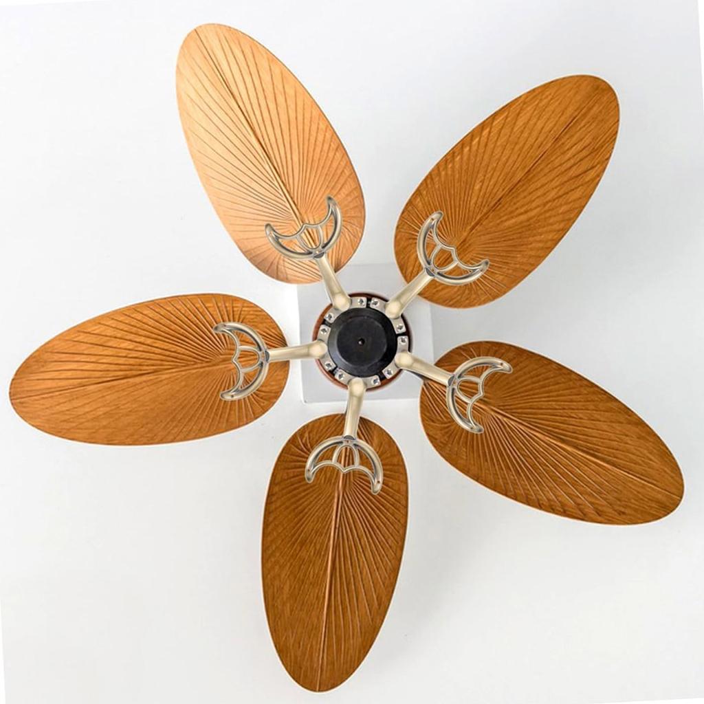 Elegante Supporto a Braccio per Ventilatore da Soffitto in Lega di Zinco Dorata, Rastrelliera, Design Silenziosi per Uso Domestico e Ufficio, Miglioramento dell'Estetica