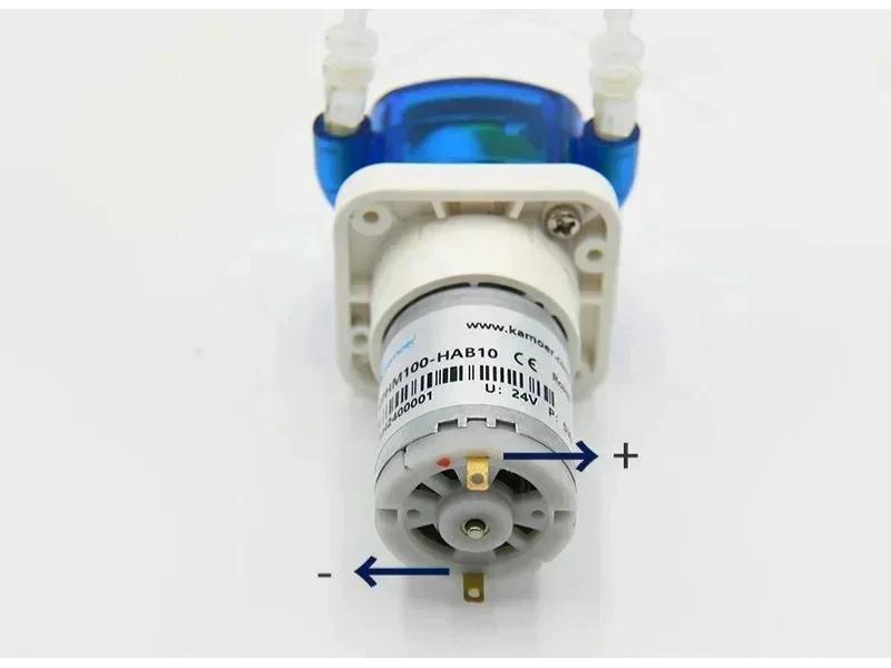 Adjustable Multi-Voltage Mini Peristaltic Pump, 100ml/min, Low Noise