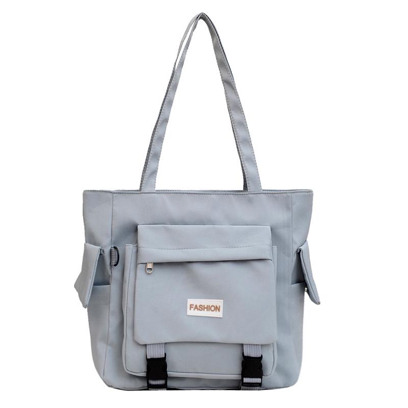 Large Capacity Soft Girl Shoulder Bag: Student Handbag for School, Tutoring, Commute