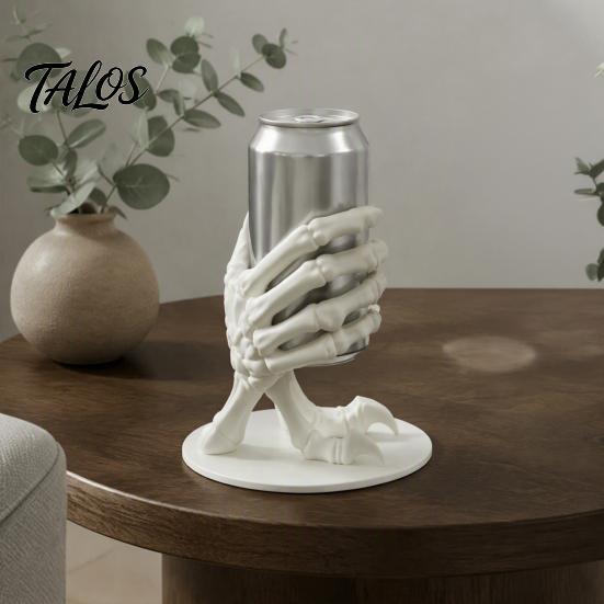 Spooky Party Table Centerpiece Skeleton Dragon Hand Cup Holder, 3D Printed Gothic Skull Palm Dark Style Room Decoration Drink Stand, Decorative