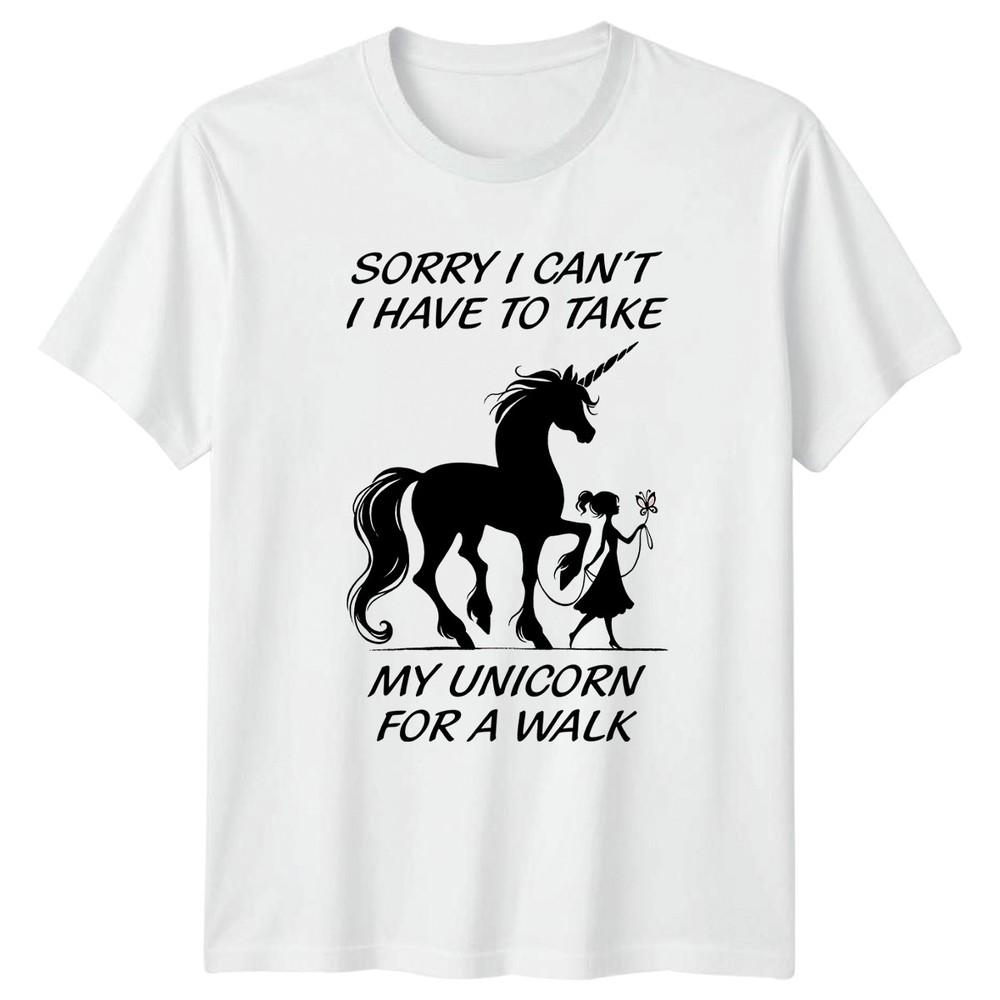 Sorry I Cant I Have Unisexs TShirt Whimsical Unicorn Birthday Gift For Her S