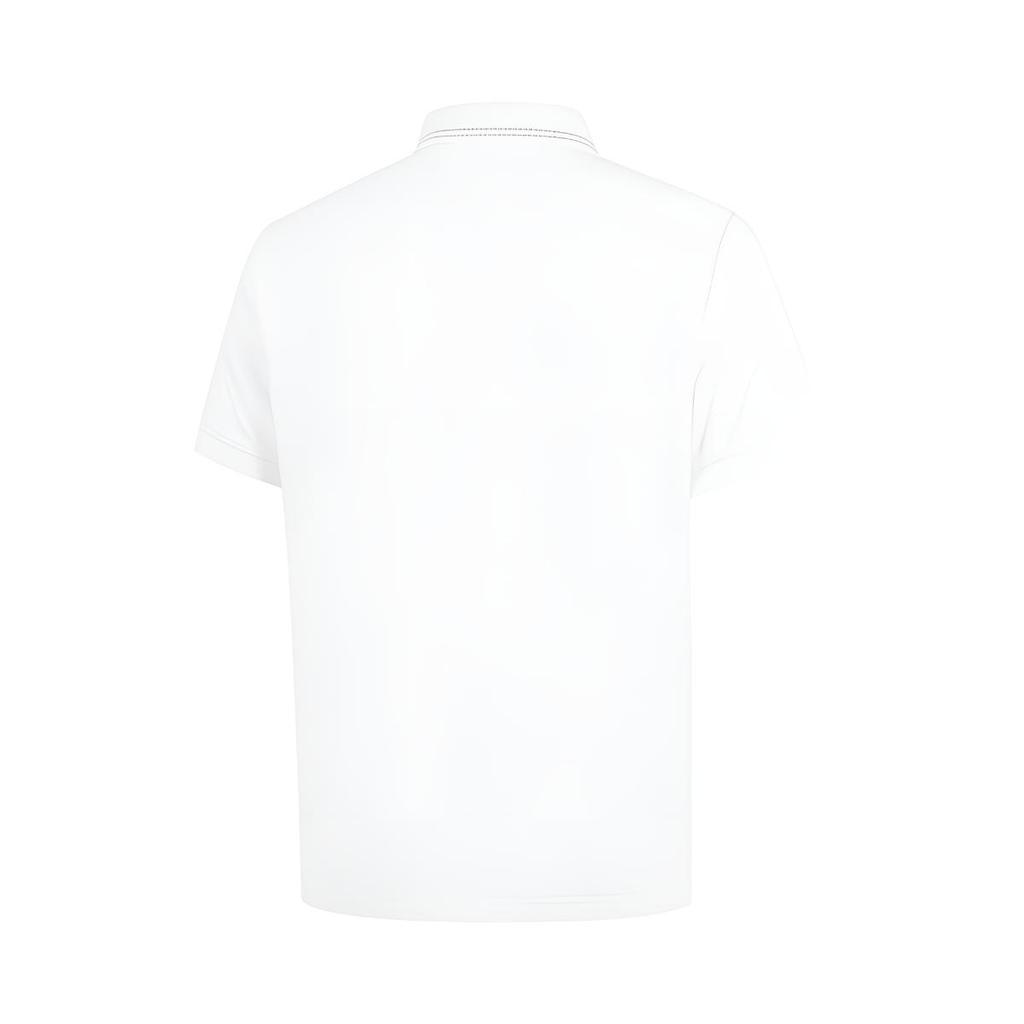 Li Ning Fashionable Breathable Polo Shirt Men tops White APLW477-1