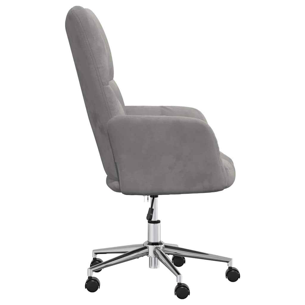 Vidaxl Fotel, Jasnoszary, Obity Aksamitem